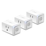 Kasa Smart Plug by TP-Link (HS103P3) - Smart Home WiFi Outlet Works with Alexa, Echo and Google Home, No Hub Required, Remote Control, 2.4GHz WiFi Required, 15 Amp, UL Certified, 3-Pack