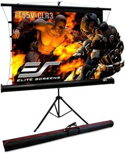 Elite Tripod 1:1 Portable Projector Screen, 50-Inch