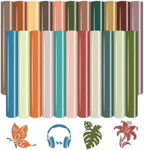HTVSTD Boho HTV Heat Transfer Vinyl 22 Sheets 12×10in Iron on Vinyl
