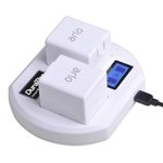 DuraPro Charging Station for Arlo Pro, Arlo Pro 2 & Arlo Go Camera Rechargeable Batteries -Fast Mode (White)