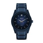 Relic by Fossil Men's Rylan Quartz Stainless Steel Diamond Accent Dress Watch, Blue