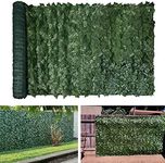 Sunshades Depot 58" x 156" inch Artificial Faux Ivy Privacy Fence Screen Leaf Vine Decoration Panel with 130 GSM Mesh Back