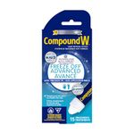 Compound W Freeze Off, Advanced Wart Remover System - 15 Count - For Removal of Common Warts and Plantar Warts, Effective Wart Removal