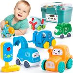 SYHLN Toys for 1 Year Old Boys Gifts, Toddler Toys for 1 2 3 Year Old Boys Pull Back Cars, Gifts for 1-3 Year Old Boys and Girls Christmas Birthday, Baby Boy Toys 12-18 Months Truck Toy