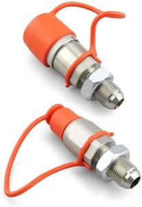 1/2" Flat Face Hydraulic Quick Connect Couplers ISO 16028 5/8" (#10) JIC
