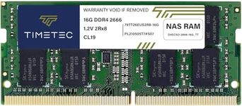 Timetec DDR4-2666 16GB Replacement for Synology D4ECSO-2666-16G DDR4 ECC Unbuffered SODIMM 2666MHz PC4-21300 260 Pin 1.2V CL19 Dual Rank 2Rx8 Memory RAM Upgrade (D4ECSO-2666-16G_TT)