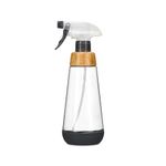 Full Circle Glass Spray Bottle 16oz, Grey