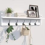 BAMEOS Wall-Mounted Wood Shelf with