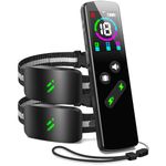 Shock Collar for Large Medium Small Breed, 2 Dogs Bark Collar, Dog Training Collar with Remote, 3000FT E Electric Collar for Dogs (Black 2 Packs)