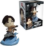 Youtooz Spinning Levi 4.5" vinly figure, Collectible Levi Ackerman from Attack on Titan Anime by Youtooz Attack on Titan Collection