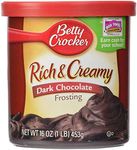 Betty Crocker Rich & Cream Frosting Dark Chocolate, 453 g