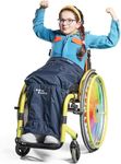 MyBlanket Wind & Waterproof Wheelchair Blanket Placed Without Getting up from The Wheelchair, Manual and Electric wheelchairs, 38 x 24 x 8 cm, Washable at 30°C (Kids)