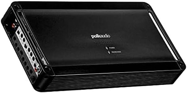 Polk Audio PA D5000.5 900W RMS, 5-Channel Class D PA Series Car Amplifier (PAD5000.5),100 Watts x4; 400 Watts x1