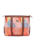 ZOUK Office Bag | Stylish Bags for Office Use | Laptop Bag 15.6 inch | Stylish Tote for Office Use | Purse for Women | Vegan Leather Handbag | Daily & Travel Use | GeoOptics