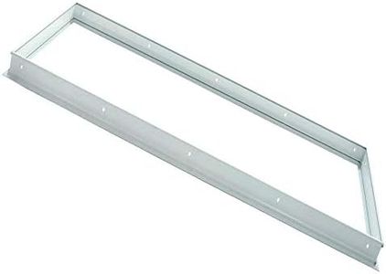 LUXRITE 2x4FT LED Panel Flange Kit, Aluminium Frame, Fits with Any Regular Size 2x4FT LED Panel