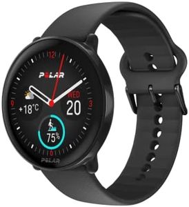 polar Polar Ignite 3 - Fitness & Wellness GPS Smartwatch, Sleep Analysis, AMOLED Display, 24/7 Activity Tracker, Heart Rate, Personalized Workouts and Real-time Voice Guidance, Night Black, S-L