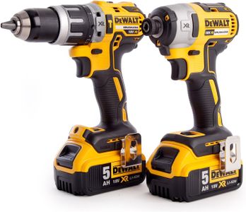 DeWalt 18V XR Combi Drill & Impact Driver Kit – Cordless Power Tools
