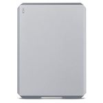 LaCie Mobile Drive, 5TB, External Hard Drive, Space Grey, USB-C, 2 year Rescue Services (STHG5000402)