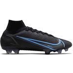 Nike Unisex Mercurial Superfly 8 Elite Fg Firm-Ground Soccer Cleats, Black Iron Grey, 6 UK