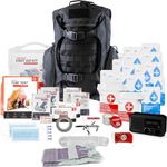 72HRS Deluxe Emergency Preparedness Kits - 3 Day Survival Backpack or Bug Out Bags for Earthquake, Hurricane, Tornado, Flood, Tsunami, Wildfire, Bad Weather and Other Disasters (2 Person, Black)