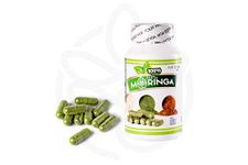 Moringa Oleifera Capsules 500MG Provides Vitamin A, Vitamin B, Calcium, Iron, minerals, essential amino acids, selenium, and magnesium potassium Non-GMO & Gluten Free,100ct.