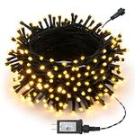 Joomer Christmas Lights 100FT 300 LED String Lights with 8 Modes Timer Connectable Waterproof Plug-in Fairy Lights for Home, Garden, Party, Holiday, Tree, Christmas Decorations (Warm White)