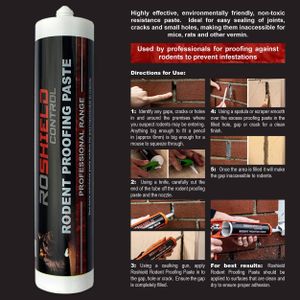 Roshield Rodent Proofing Paste, 2-Pack – Pest Barrier Solution