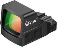 CVLIFE WildHawk 3000G Shockproof Multi-Reticle 2 MOA Dot & 32 MOA Circle, Compatible with RMS/RMSC/RMR, Motion Awake Red Dot, Lock Mode Optics for Compact Handgun, with Adapter for RMR&MOS & Picatinny