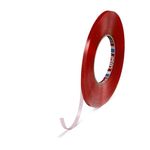 Tesa 4965 - Double-Sided Tape with High Cut Resistance and Resistance to High and Low Temperatures, Top-Grade Acrylic Adhesive, Transparent (6 mm x 50 m)