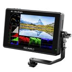 FEELWORLD LUT7 7 Inch Ultra Bright 2200nit Touch Screen Camera DSLR Field Monitor with 3D Lut Waveform Vectorscope Automatic Light Sensor 1920x1200 Video Assist 4K HDMI Input 8.4V DC Output Tilt Arm