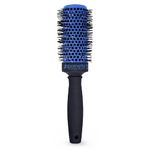 Spornette Prego 2.5 inch Round Brush (#270) with Tourmaline Ceramic Vented Barrel and Nano-Silver Ion Bristles for Straightening, Styling, Curling and Volumizing Short, Medium, & Long Hair Types