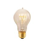 Bulbrite NOS25-VICTOR 25-Watt Nostalgic Incandescent Edison Quad Loop A19, Medium Base, Antique [12 Pack]