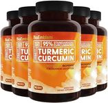 BioEmblem Turmeric Curcumin Supplement with BioPerine | Joint Support & Heart Health | with Organic Turmeric Powder & 95% Curcuminoids Extract | California Made, Non-GMO, 150-Day Supply