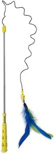 JW Pet Telescopic Flutter-EE Feather Wand Interactive Cat Toy