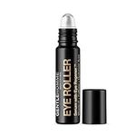 Hyaluronic Acid & Caffeine Eye Roller Serum for Men with Vitamin C – Made in USA – Depuffing Eye Roller Ball for Dark Circles & Puffiness – Mens Day & Night Anti-Aging Under Eye Serum Roller – 10ml