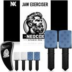 Jaw Exerciser for Men - Ultimate Jawline Exerciser Pack - Jaw Trainer & Strengthener - Face and Neck Exerciser - Jawline Sculptor - Facial Exerciser - Silicone Facial Tools