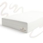 Opulent Home Cot Bed Mattress 140x70x15cm – Waterproof, Breathable & Hypoallergenic – Anti-Allergy Baby Mattress with Removable Washable Zipped Cover – Extra Thick Support for Newborns