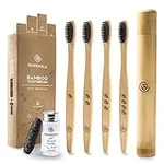 GREENZLA Bamboo Toothbrush (4 Pack)