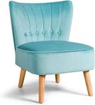 Velvet Accent Chair, Soft Upholster