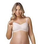 Cake Lingerie Women's Maternity and Nursing Sorbet Bra, Cream/Tangerine Lace, 32F