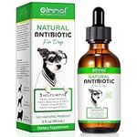 JSBNQRMZ Natural Antibiotics for Dogs,Dog Antibiotics Drops,Dog Itch Relief Pet Antibiotics-Supports Dog Allergy Relief,Anti-Bacterial Effect,Dog Multivitamin (60ML)