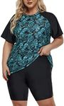 Inno Women's Plus Size 2 Piece Rash