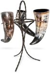 Genuine Viking Drinking Horn Set (3