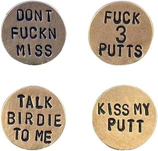 4PC Ball Marker, Funny Great Golf Gifts and Accessories for Men Women, Unique Gifts for Golfers