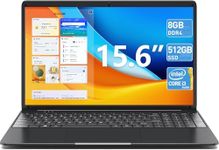 SGIN 15.6 Inch Laptop, Laptops Computer with 8GB DDR3 512GB SSD I3 Processor (up to 2.4 GHz), Mini HDMI, Wi-Fi 5, 7000mAh, Numeric Keypad, Type-C, USB3.0, Bluetooth4.2(Black)