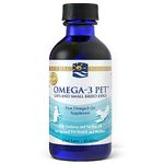 Nordic Naturals, Omega-3 Pet, Fish Oil for Cats and Small Dogs, 60ml, Soy Free, Gluten Free, Non-GMO