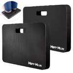 Meff-Mluk 2 Pack Kneeling Pad, Garden kneeling Pad, Comfortable Knee Pad Cushion, Foam Kneeler Mat, Knee pads for Gardening, Outdoor, Work, Yoga, Bath and More（42 x 26cm）