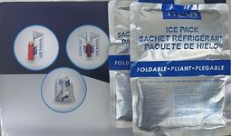 Arctic Zone High Performance Ice Pack for Bags or Coolers, Set of 2 (350 Grams Each)