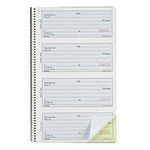 Blueline Receipt Book, 200 Numbered Duplicates, Carbonless, Bilingual 10-5/8" x 6-5/8" (A4074BT)