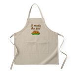 CafePress I Made The Pie BBQ Kitchen Apron with Pockets